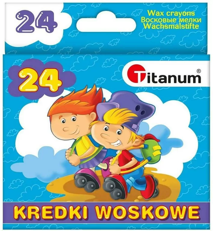 Kredki świecowe 24 kolory - tantis.pl