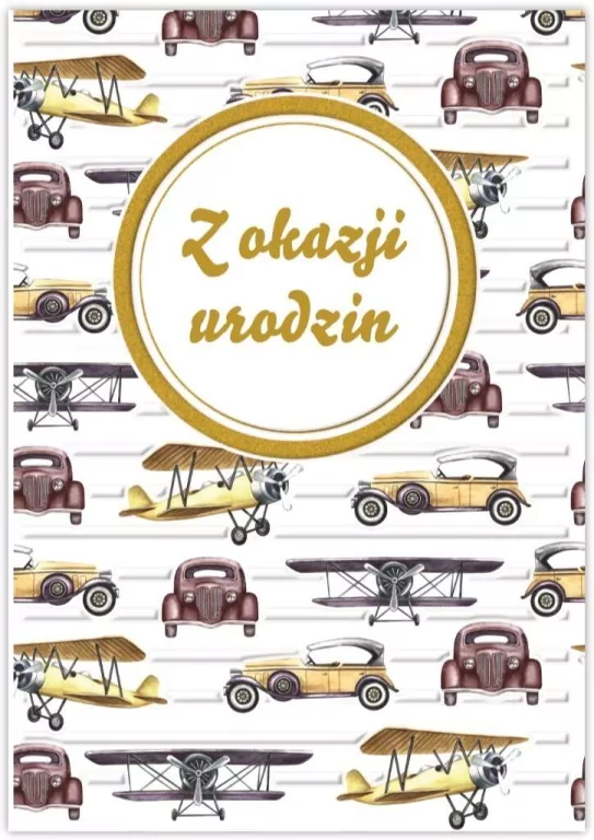 Karnet Silver urodziny męskie - tantis.pl