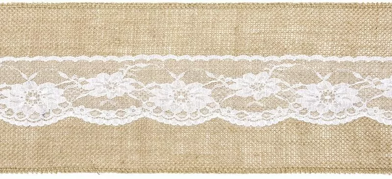 Szarfa na krzesło jutowa 15x275cm - tantis.pl