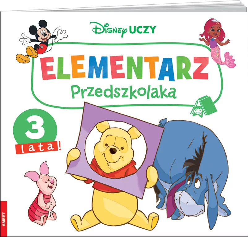 Disney Uczy. Elementarz przedszkolaka. 3 lata! - tantis.pl