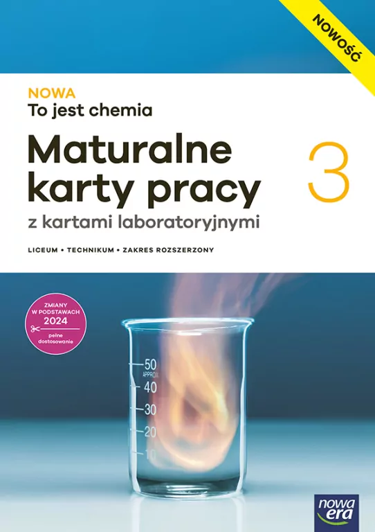 Nowa To jest chemia. Chemia 3. Maturalne karty pracy. Zakres rozszerzony. Liceum i technikum. Nowa edycja - tantis.pl