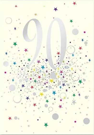 Karnet B6 z kopertą. Urodziny 90 - tantis.pl