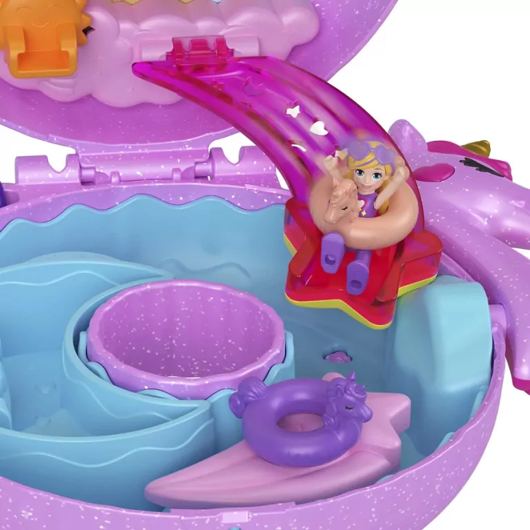Polly Pocket. Zestaw Walizka wakacyjny kuror HKV43 - tantis.pl