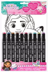 Malowanie po numerkach. Koci domek Gabbi