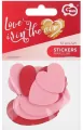 Naklejki samoprzylepne. Love is in the air, 12 sztuk - tantis.pl
