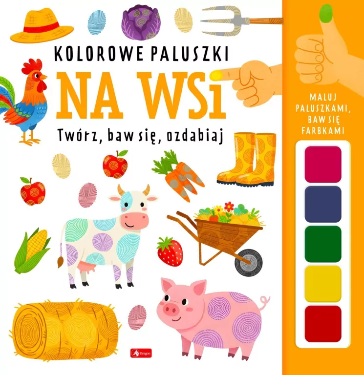 Kolorowe paluszki. Na wsi - tantis.pl