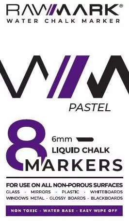 Markery kredowe pastelowe 8 kolorów - tantis.pl
