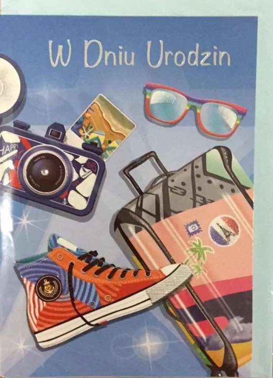 Karnet urodziny B6 Premium 20 + koperta - tantis.pl