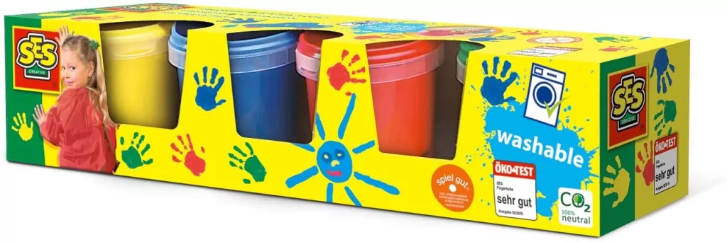 Farby do malowania palcami. 4 kolory - tantis.pl