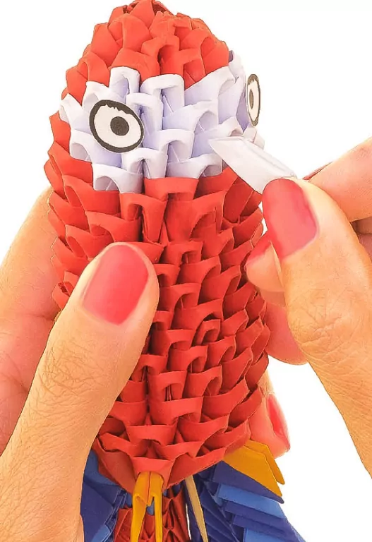 Origami 3D papuga/parrot - tantis.pl