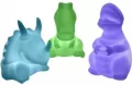 Lampki dinozaury zmieniające kolor 3szt - tantis.pl
