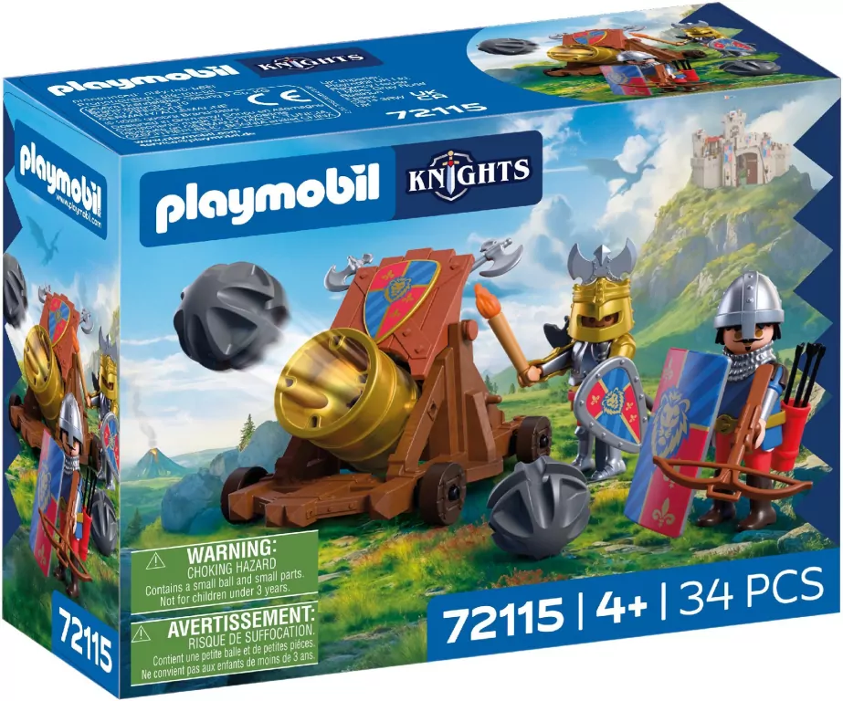 Playmobil Uzbrojeni rycerze herbu Lew 72115 - tantis.pl