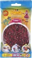 Hama Midi Koraliki w woreczku 1000 burgundowe - tantis.pl