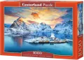 Puzzle 1000 Sunrise on Sakrisoy, Lofoten CASTOR - tantis.pl