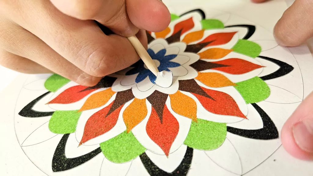 Piaskowe Malowanki Mandala Sand Art - tantis.pl