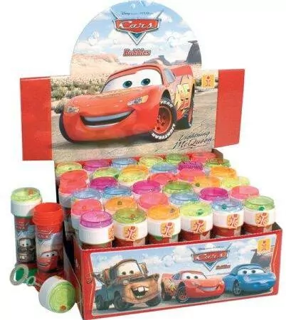 Bańki mydlane 60ml Cars (36szt) - tantis.pl