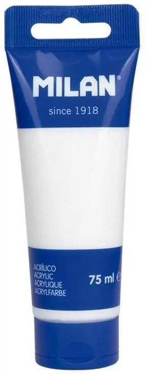 Farba akrylowa w tubce 75 ml biel arktyczna MILAN - tantis.pl