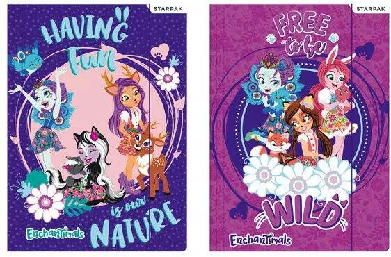 Teczka z gumką A4 Enchantimals - tantis.pl