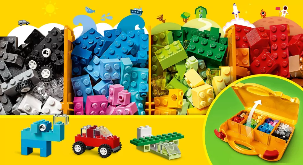LEGO® Classic. Kreatywna walizka. 10713 - tantis.pl