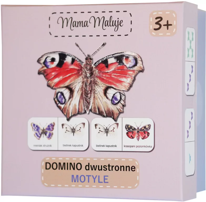 Domino dwustronne. Motyle - tantis.pl