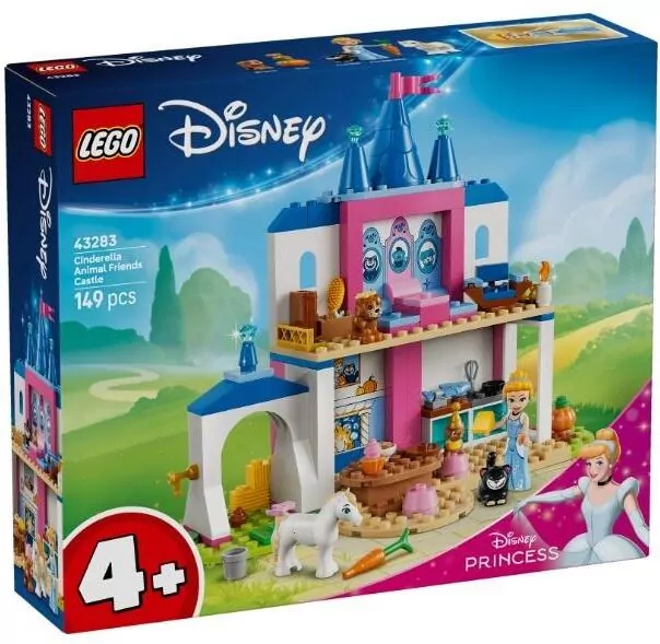 LEGO® Zamek Kopciuszka i jej zwierzęcych przyjaciół 43283 - tantis.pl