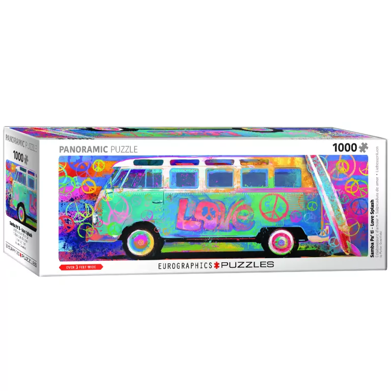 Puzzle 1000 panoramic VW Love Splash 6010-5549 - tantis.pl