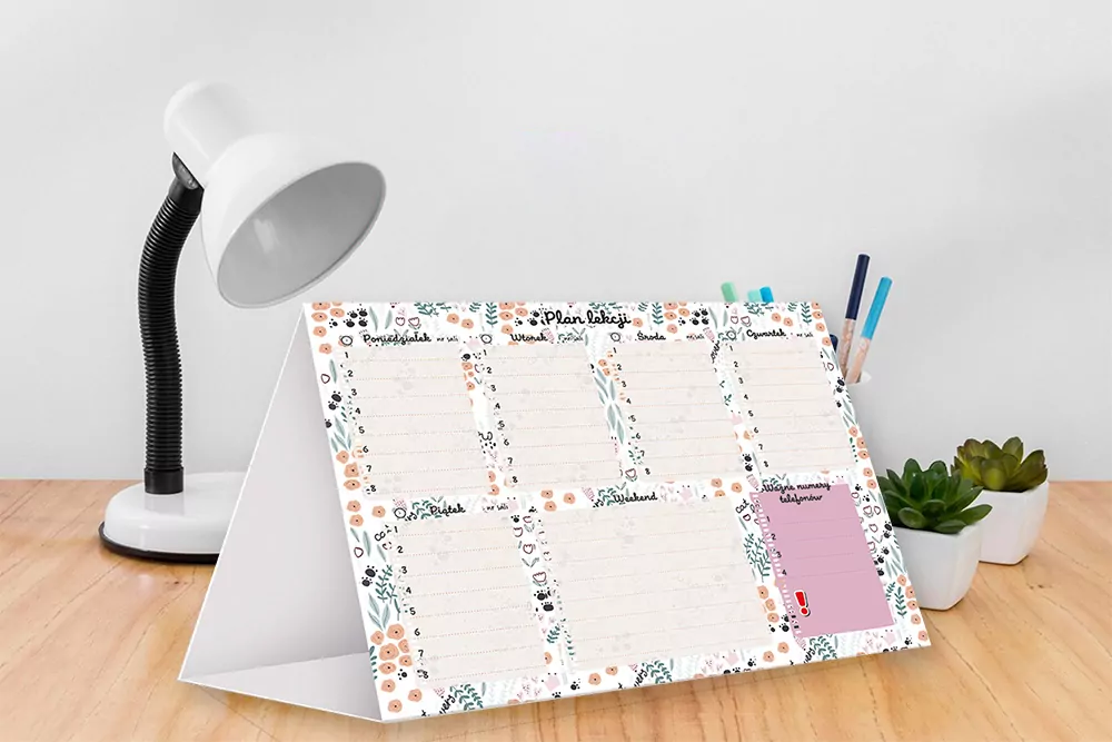 Planer - Kot pattern - tantis.pl