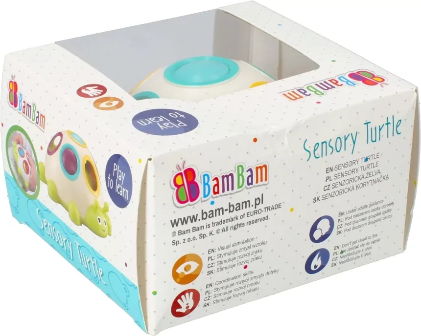 BAM BAM Zabawka sensoryczna Żółw - tantis.pl