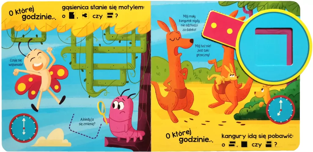 O której godzinie..? Książka z magiczną lupą - tantis.pl