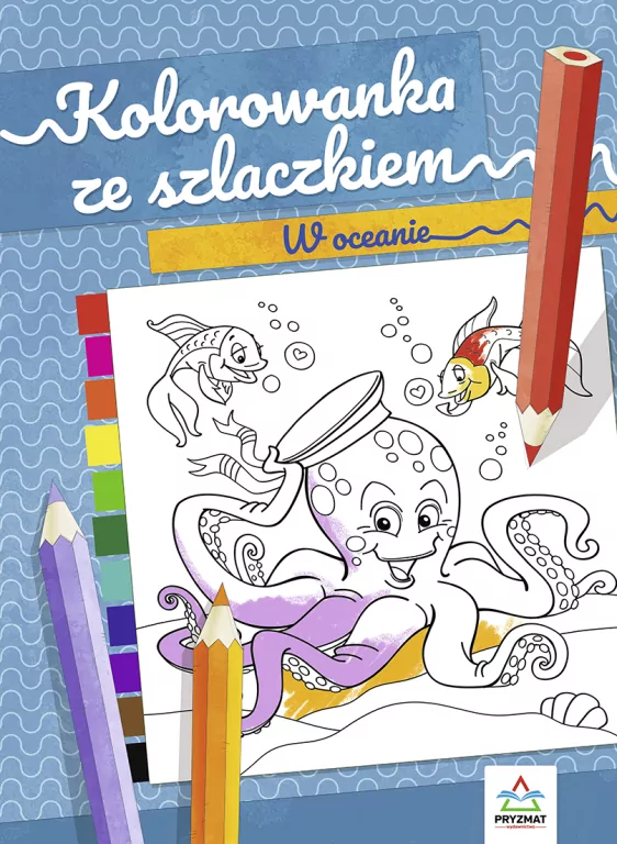 W oceanie. Kolorowanka ze szlaczkiem - tantis.pl