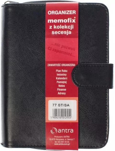 Organizer Memofix 2026 B6 ST/SA czarny - tantis.pl