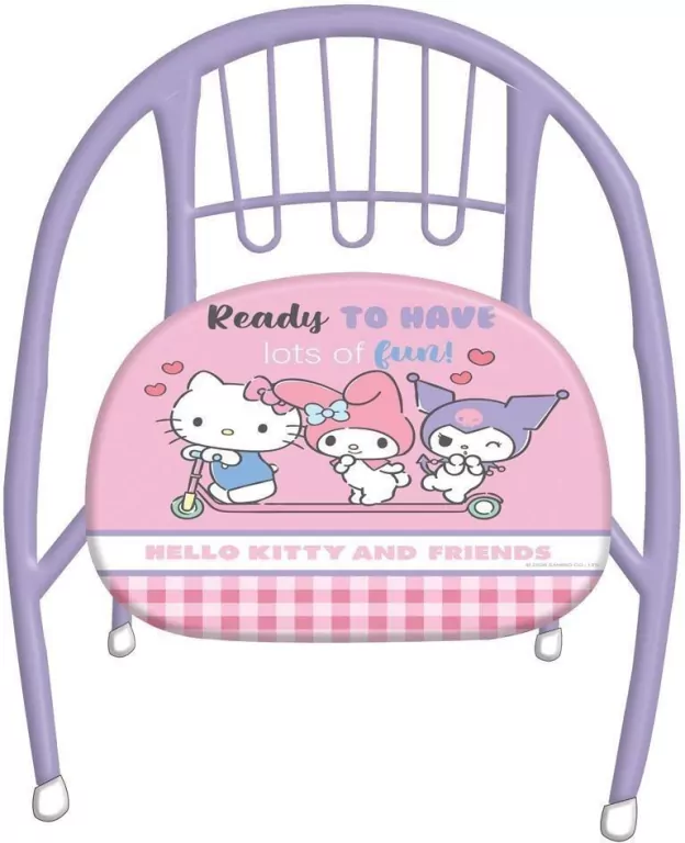 Krzesełko dziecięce metalowe Hello Kitty - tantis.pl
