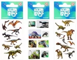 Naklejki. Sticker BOO. Dino