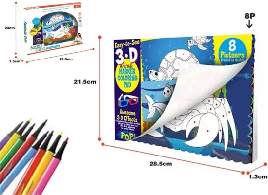 ZEST KREAT KSIAZECZKA DO MALOW 3D AKC 30X23X2 89