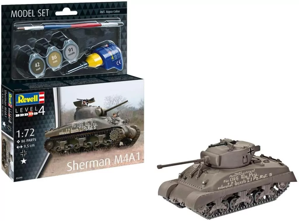 Model Set - Sherman M4A1 - tantis.pl