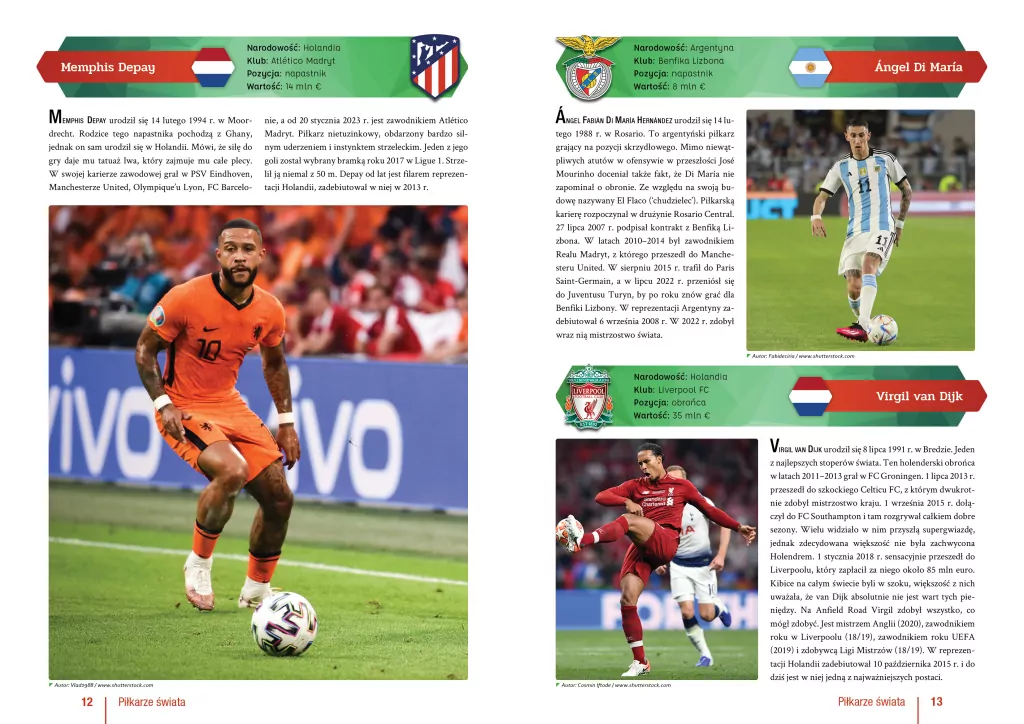 Piłkarze świata - tantis.pl