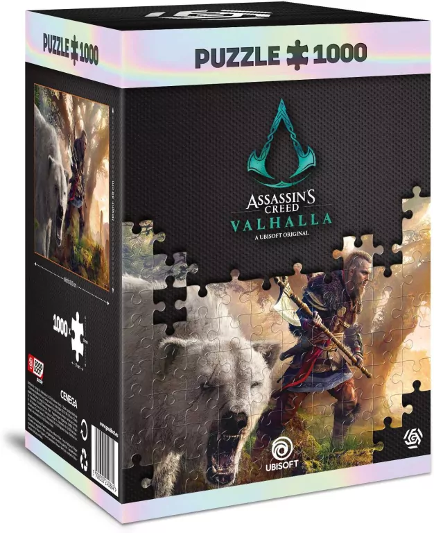 Puzzle 1000. Assassin's Creed Valhalla: Eivor & Polar Bear - tantis.pl