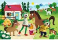 Puzzle 60 XXL Trefliki w stadninie koni TREFL - tantis.pl