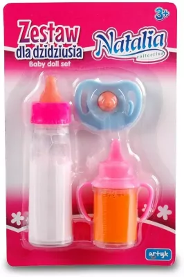 Zestaw dla dzidziusia 2 butelki + smoczek Natalia