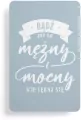 Magnes na lodówkę - Bądź mężny i mocny - tantis.pl