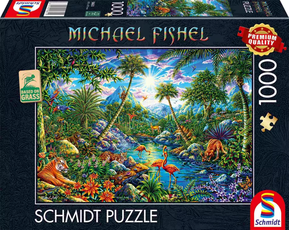 Puzzle 1000 Michael Fishel Rajska wyspa - tantis.pl