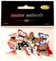 Guziki ozdobne Motylki 25mm 15szt - tantis.pl