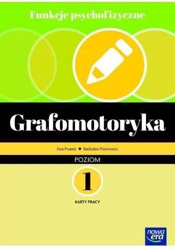 Grafomotoryka. Funkcje psychofizyczne. Karty pracy. Poziom 1 - tantis.pl