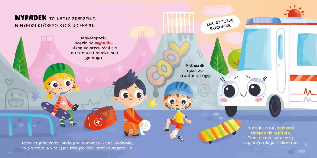 Maszyny i pojazdy. Karetka - tantis.pl