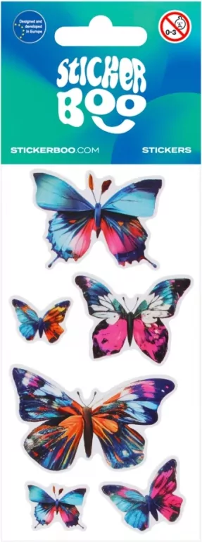 Naklejki Sticker BOO Motyle mix - tantis.pl