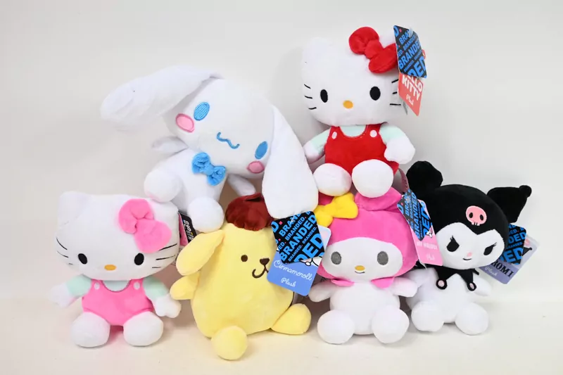Maskotka Hello Kitty w czerwonej sukience 18cm - tantis.pl