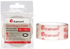 Taśma klejąca 19mmx33m. Crystal - tantis.pl
