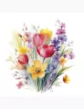 Serwetki DAISY Lunch SD 330x330 Wiosna 010001 - tantis.pl