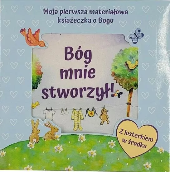 Bóg mnie stworzył. Książeczka materiałowa - tantis.pl