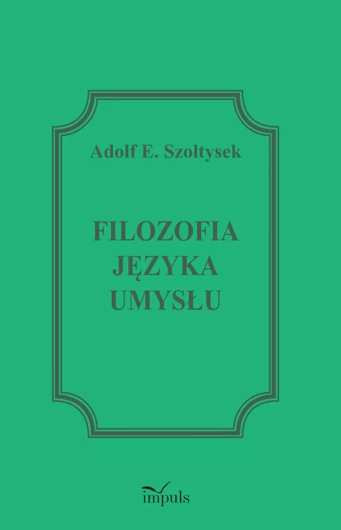 Filozofia języka umysłu - tantis.pl